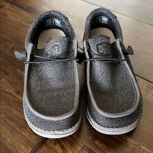 Hey Dude Gray Slip-On Sneakers